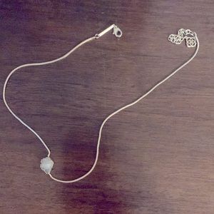 Tess Gold Pendant Kendra Scott Necklace In Slate Cats Eye
